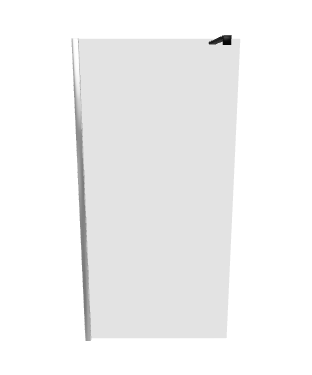 Sleek Modern Refrigerator 3D - 3D Model