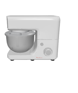 Stylish Stand Mixer 3D Model - 3D Model