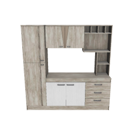 Stylish Modern Cabinet 3D Model - 3D Model