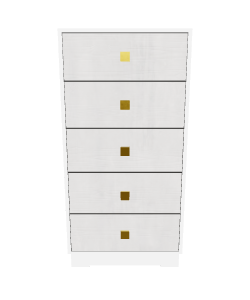 Minimalist Tall Storage Cabinet 3D - Furniture 3D Model