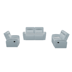 Reclining Sofa Set 3D Model - 3D Model