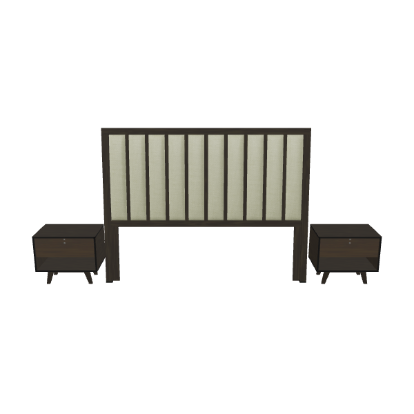 Stylish Bedroom Furniture Set 3D - 3D Model