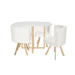 Modern Dining Table and Chairs Set - 3D Model
