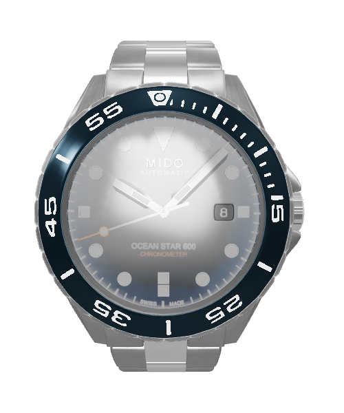 Stylish Automatic Diver's Watch 3D - Accessory 3D Model