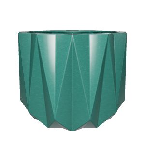 Stylized Geometric Plant Pot 3D - Household 3D Model