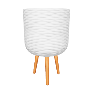 White Planter with Stand 3D - Furniture 3D Model