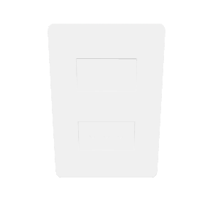Minimalist Dual Switch Plate 3D - Interior 3D Model