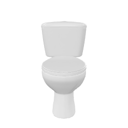 Stylish Modern Toilet 3D Model - Household 3D Model