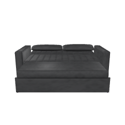 Contemporary Fabric Sofa Model - Furniture 3D Model