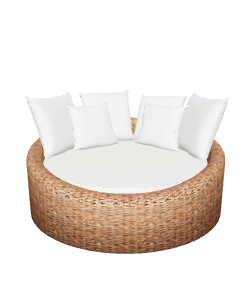 Stylish Outdoor Daybed Model - Furniture 3D Model