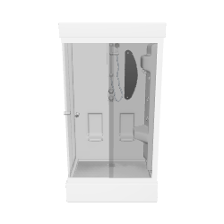 Stylish Shower Stall 3D Model - Interior 3D Model