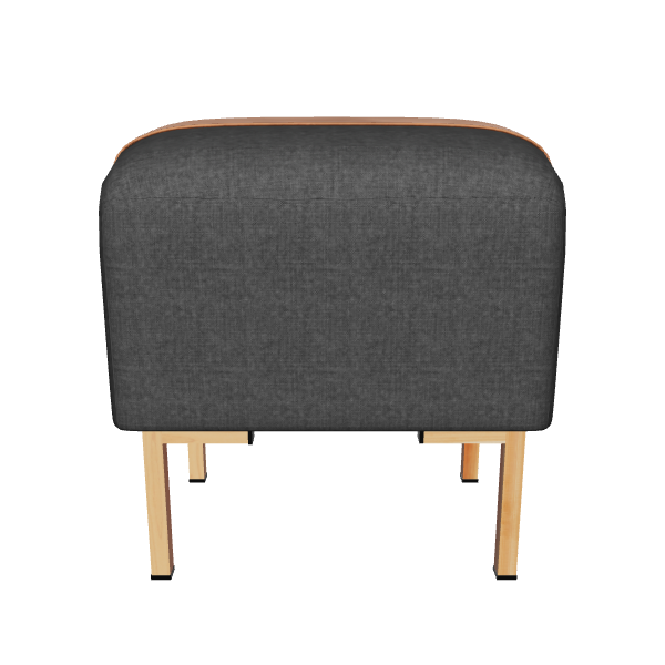 Stylish Fabric Armchair Model - 3D Model