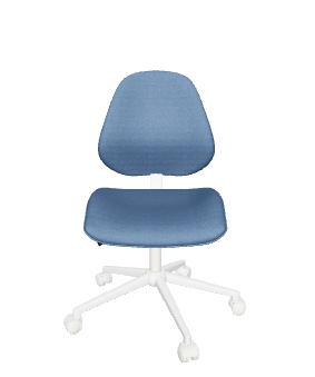 Modern Blue Office Chair 3D - 3D Model
