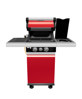 Sleek Outdoor Gas Grill 3D - 3D Model