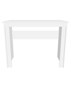 Minimalist White Writing Table 3D - Furniture 3D Model