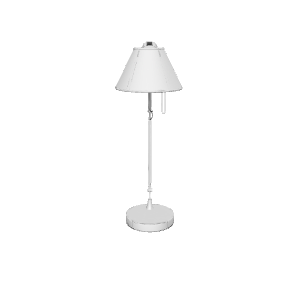 Stylish White Desk Lamp 3D - 3D Model