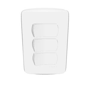 Triple Switch Panel 3D Model - 3D Model