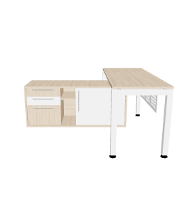 Stylish Office Desk Model 3D - 3D Model