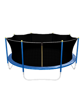 Round Jumping Trampoline Model - Exterior 3D Model