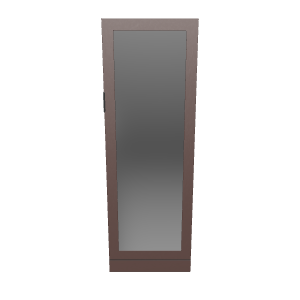 Sleek Full-Length Mirror Model - 3D Model