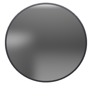 Glossy Round Mirror 3D Model - 3D Model