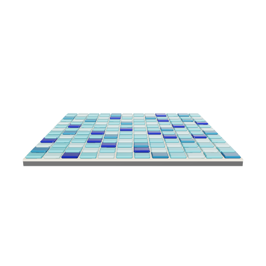 Stylized Mosaic Tile Floor Model - 3D Model