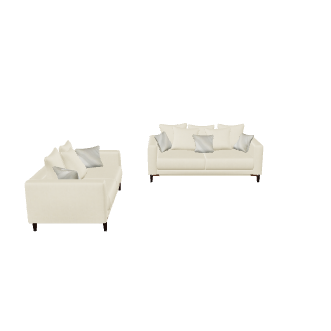 Elegant Modern Sofa Set 3D - 3D Model
