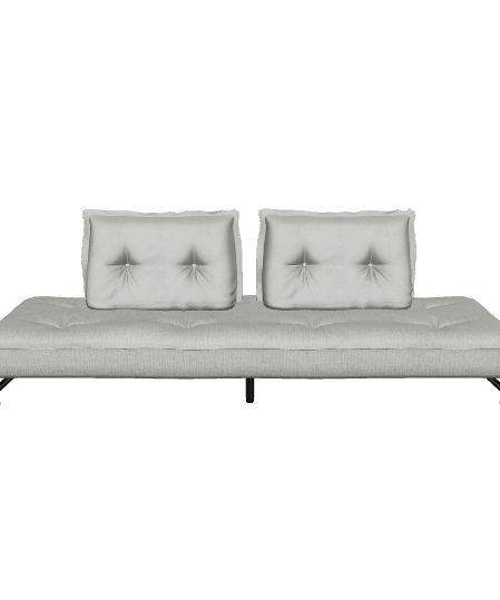 Beige Upholstered Sofa Bed 3D - Furniture 3D Model