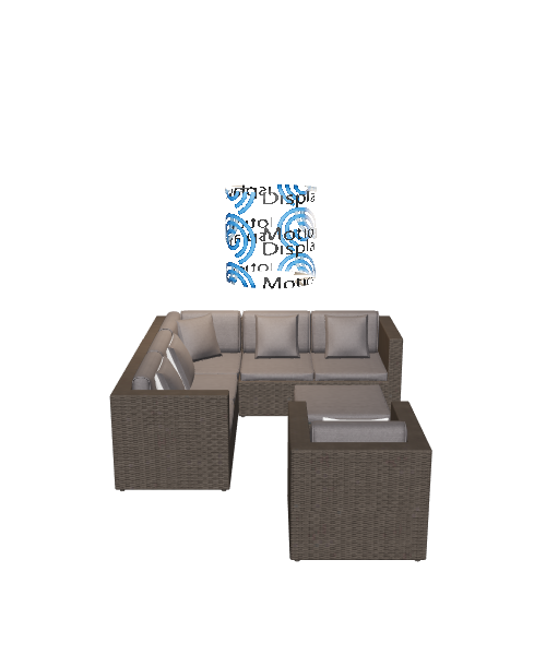 Stylish Outdoor Sofa Set 3D - Furniture 3D Model