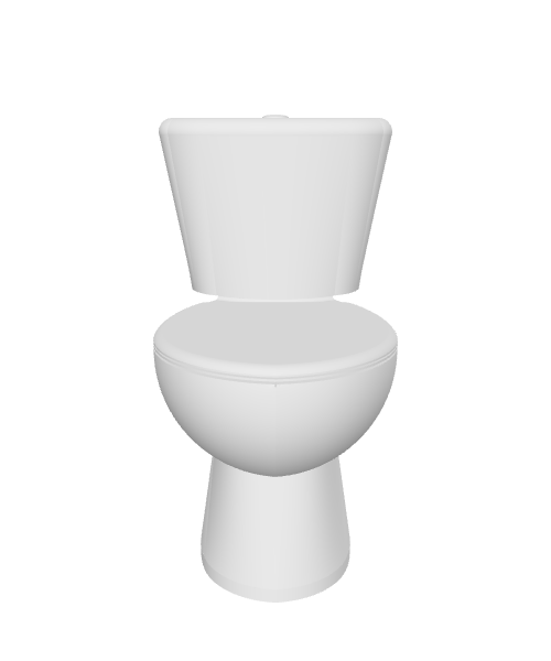 Stylized Bathroom Toilet Model - 3D Model