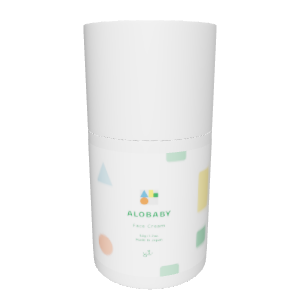 Stylish Face Cream Container 3D - 3D Model