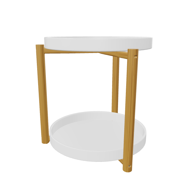 Minimalist Modern Round Table 3D - Furniture 3D Model