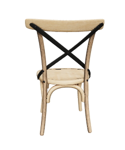 Classic Wooden Dining Chair Model - 3D Model
