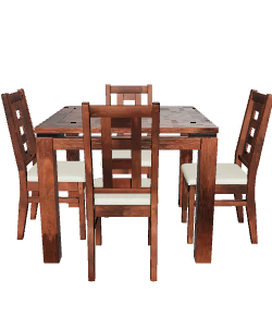 Stylish Wooden Dining Table 3D - Furniture 3D Model