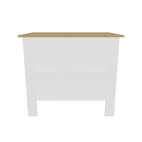 Minimalist Wooden Table Model - 3D Model