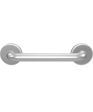 30cm Nickel Bathroom Safety Bar 3D - 3D Model