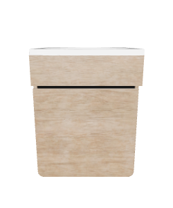 Minimalist Wooden Storage Box 3D - 3D Model