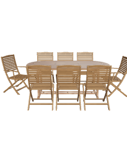 Stylish Outdoor Dining Set 3D - 3D Model
