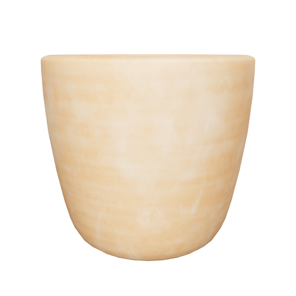 Stylish Ceramic Planter 3D Model - 3D Model