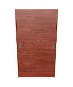 Stylish Wooden Sliding Door Model - 3D Model