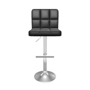 Stylish Adjustable Bar Stool 3D - 3D Model