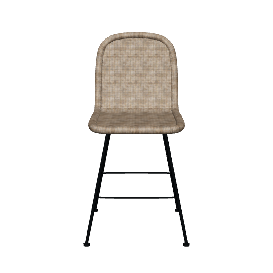 Stylish Modern Bar Stool 3D - 3D Model