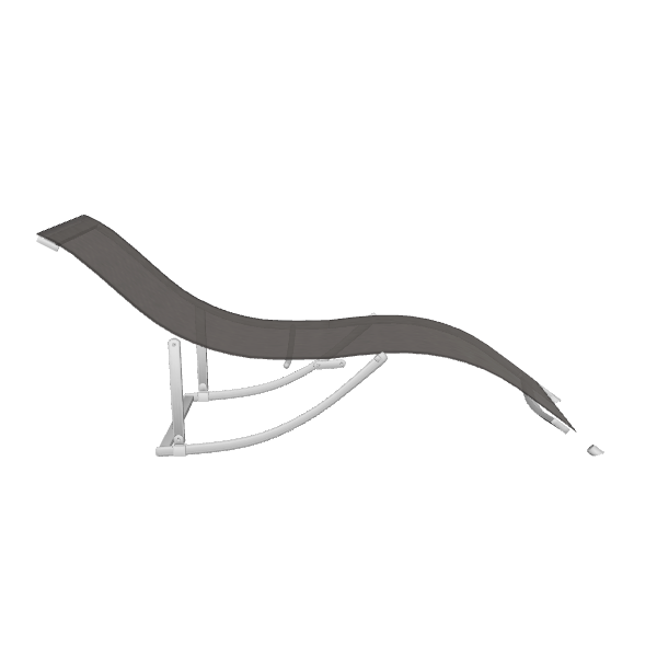 Stylish Outdoor Lounge Chair 3D - Furniture 3D Model