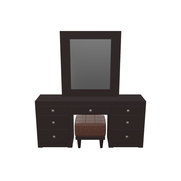 Elegant Modern Vanity Set 3D - 3D Model
