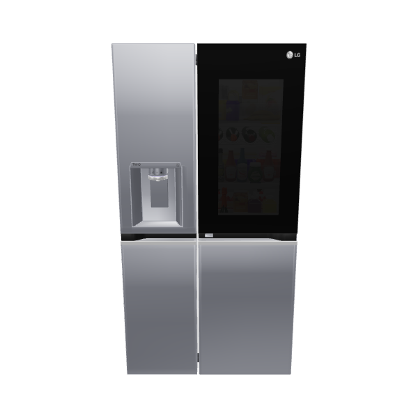 Sleek Smart Refrigerator 3D Model - 3D Model