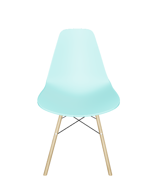 Stylish Modern Plastic Chair 3D - Furniture 3D Model