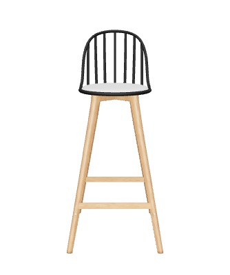 Modern Bar Chair Ivor 3D Model - 3D Model