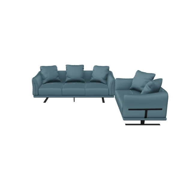 Stylish Modern Sectional Sofa 3D - 3D Model