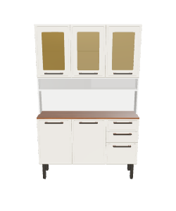 Modern Kitchen Cabinet 3D Model - 3D Model