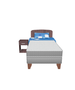 Stylish Bedroom Furniture Set 3D - 3D Model